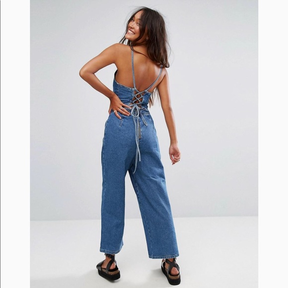 asos jeans jumpsuit